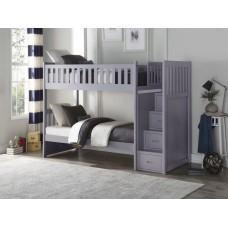 Lisa Single/Single Step Bunkbed Grey